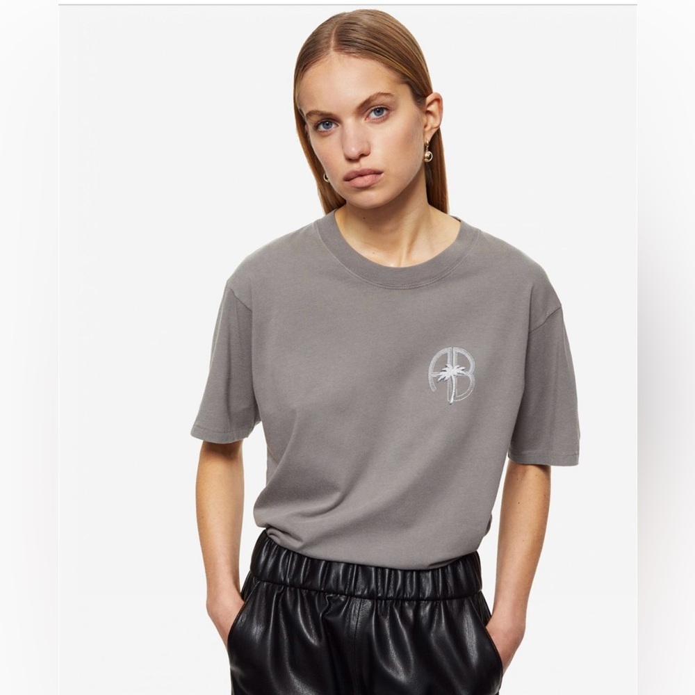 Anine Bing Aida Palm Tree Tee